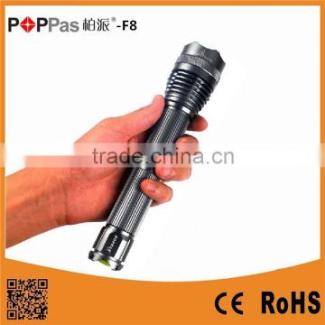 POPPAS F8 New DesignTail Switch Waterproof Led Torch Light