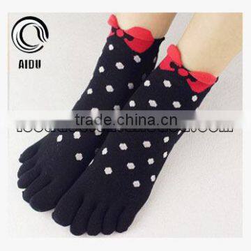 Black Cute Custom Thermal Fuzzy Women Socks