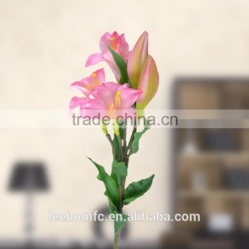 PU artificial flower single stem lily flower