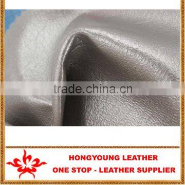 Best Price sliver grain PVC Leather for professional cosmetic bags of women