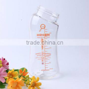 210ml Factory High Quality Unique Shape Baby Products Accessories Mouth Blown BPA Free Glass Baby Feeding Bottle photo-3