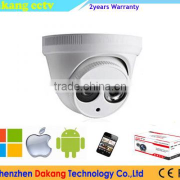 1.3MP ONVIF P2P cloud IR Array led Dome camera, 1pcs Array indoor plastic housing cctv IP camera