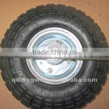 10 inch 4.10/3.50-4 hand truck galvanised rim wheel