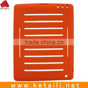 New Orange Silicone Rubber Gel Case Cover for Apple iPad 2 3 4