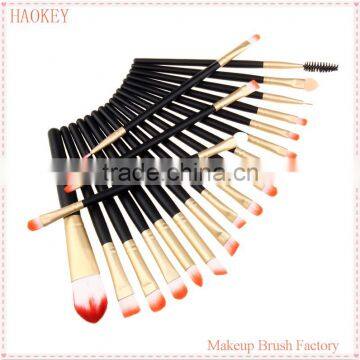 New Custom logo 20pcs Makeup Brushes Sets Eyeshadow Lip Eyeliner Brush Kits Concealer Foundation Eye-shadow Lip Base Brushes