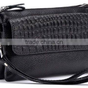Women Leather Clutch Bag Stone Pattern Zipper Bag Cowhide Messenger Fashion Bags Ladies Handbags photo-4