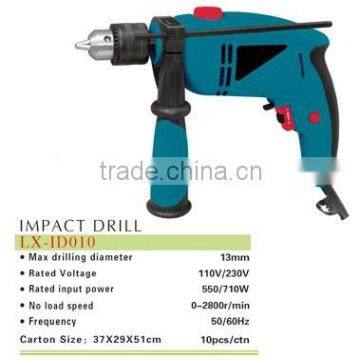 13mm 710W impact drill ID010 / power tools 710w impact drill