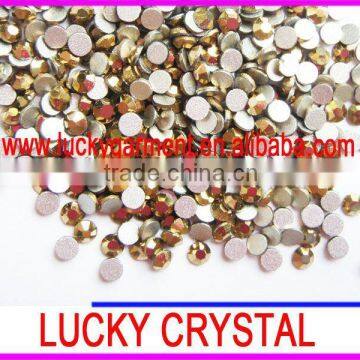 flat back rhinestone, DIY nailart rhinestone,phone decoration crystal aurum color