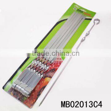 Stainless Steel Grilling Kabob Skewers (Set of 6)
