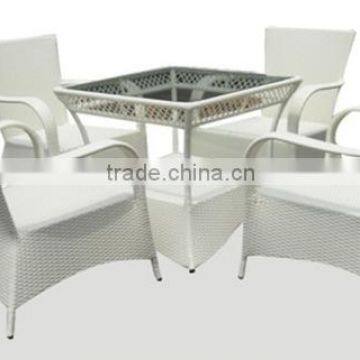 Brandon Europe Standard Strong Drawing Force Pest Free Rattan Pool Furniture Dining Set