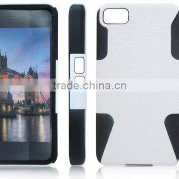 2013 New Arrival 2 in 1 for Blackberry Z10 hard Case Cover ,Mobile phone hard cover case for BB Z10