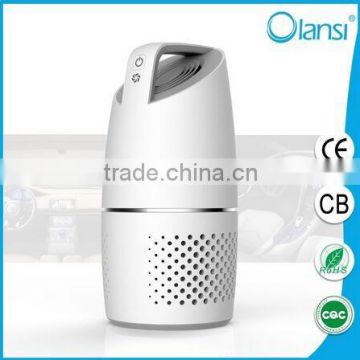 Negative ions portable air cleaner/china mini air purifier with hepa filter for PM2.5