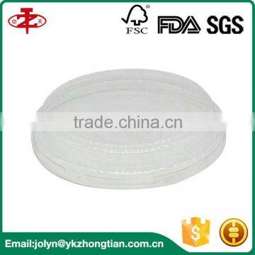 Manufacturer Disposable Transparent Plastic Lid for Ice Cream Cup