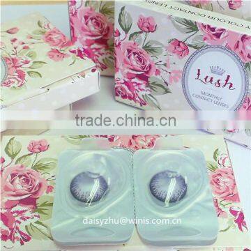 Lush 2 tone 5 colors available authentic cosmetic contact lenses wholesale