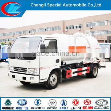 DONGFENG 4x2 sewage suction truck good quality suction sewage vacuum truck hot sale mini sewage suction truck