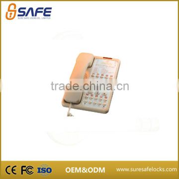 Wholesale cheap hotel coreded telephone set with logo printing