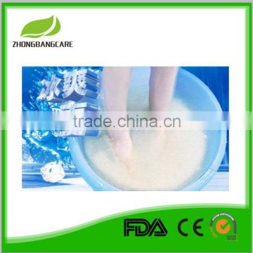 2015 hot high quality jelly bath powder,bath foot snow mud/ cool for your foot