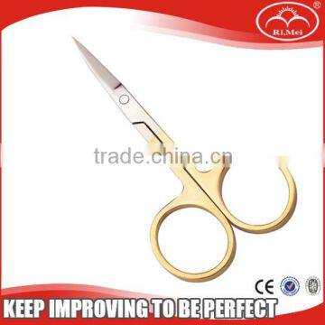 Gold Plated High Carbon Steel Nail Scissors #A215