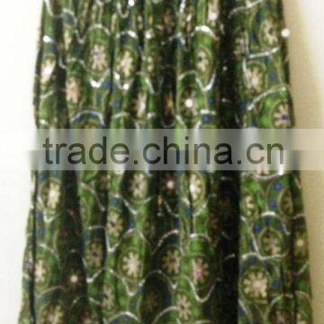 Latest spring designs lovely new colors Beautiful gold print summer skirts