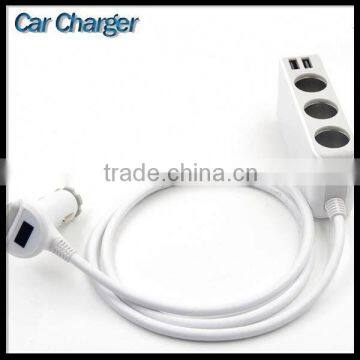 3 Cigarette Splitter 4 Ports Usb Car Chargers Charger With Ce