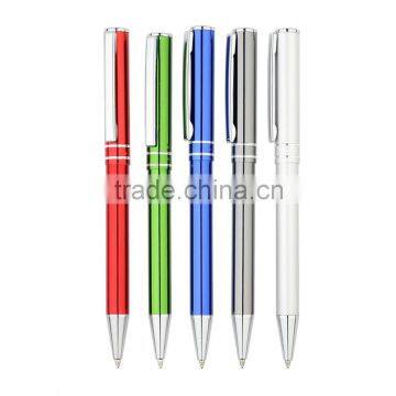 made in china grid square metal pen luxury gift pen