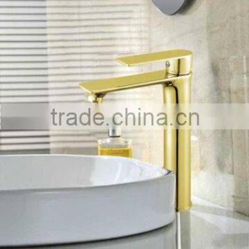 gold modern wash basin faucet