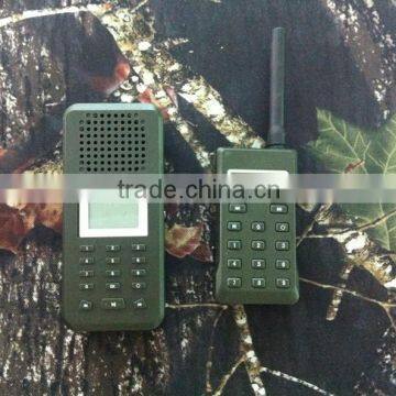 Portable hunting caller with remote control and 2200mah battery