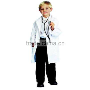 Fashion medical uniform hospital uniform doctor white lab coat for kids