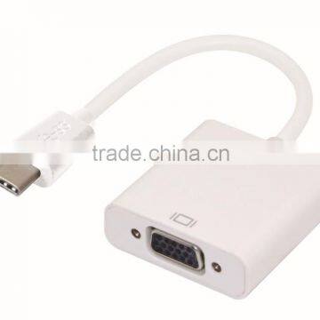 usb3.1 to VGA Adapter USB Type-C transfer to VGA Cable Adapter for Macbook Air