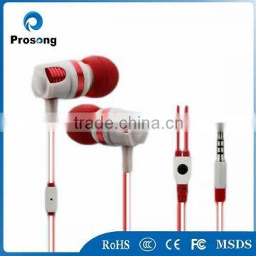 cute earphones colorful earbuds with microphone handsfree headset