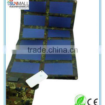 12W flexible solar panel solar charger for ipad and iphone