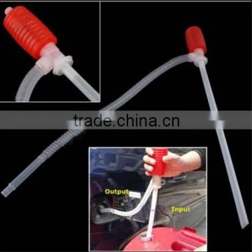 Car Gas Oil Water Liquid Transfer / auto gas sucker / Car Manual Siphon Pump