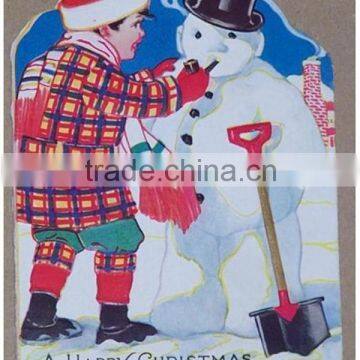 Customized Sweety Kraft Paper Christmas Greeting Card for the Special Day photo-3