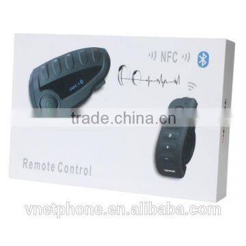 Vnetphone Wireless Helmet Interphone With Remote Control- V8