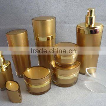 high-end eye shape cosmetic cream jar & lotion bottle