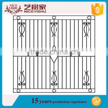 Decorative outdoor window grill design / iron window grill prices