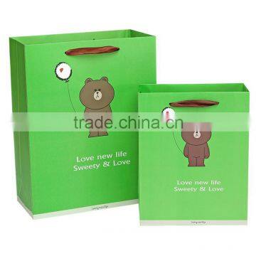 2015 The New Stylish Sweet And Love Printed Baby Paper Gift Bag