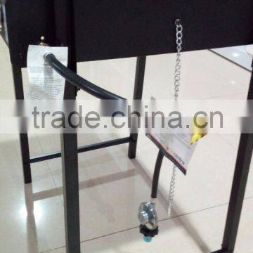 Four Burners LP Gas Bbq Grill With Certification and Foldable Plate