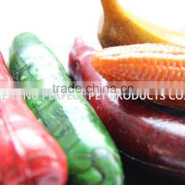 dog food various fruits shaped dental dog snacks