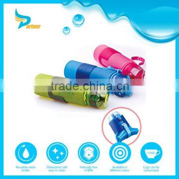 500ml/16oz Sport Flodable Collapsible Silicone Water Bottle