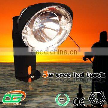 4.4Ah li-ion rechargeable super bright 3 watt underwater led fishing light