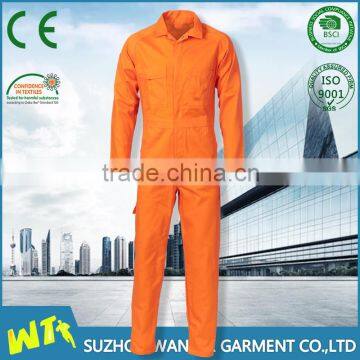 cotton working coverall safety clothing soft works clothing cheap polycottotn coverall