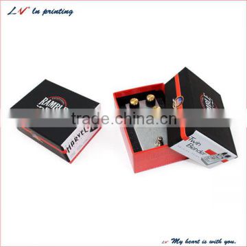 hot sale portable black lamination dress packaging box made in shanghai