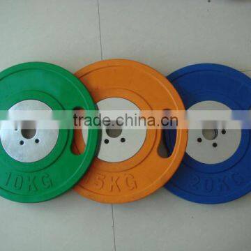 color olympic bumper weight plate