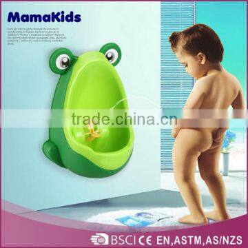 plastic injection high quality baby potty seat, frog shape baby potty