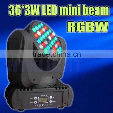 led mini moving head 36*3W RGBW