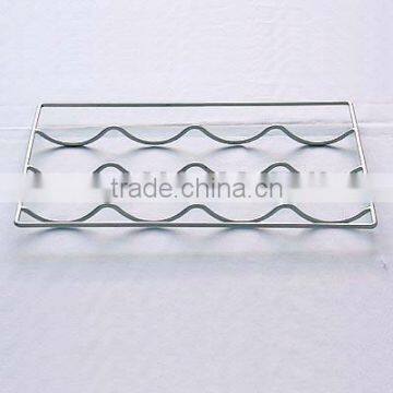 Iron Refrigerator Pull Frame 4 Bottle Wine Rack PF-E481
