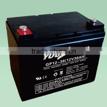 price of lead acid battery 12 voltage 38ah