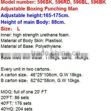 High Quality Professional Boxing Punching Bag Heavy Bag Boxing Stand Martial Arts Dummy photo-6