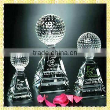 Imitation Engraved Crystal Bowling Trophy For Bowling Game Gifts